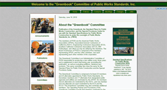 Desktop Screenshot of greenbookspecs.org