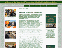 Tablet Screenshot of greenbookspecs.org